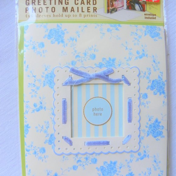 5 Greeting Photo Cards 4x6 Holds 8 Pictures - Picture 5 of 7